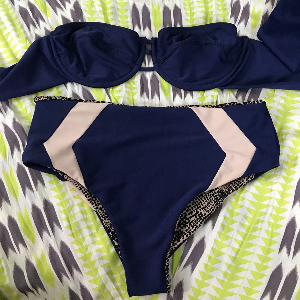Acacia Swimwear Indigo set